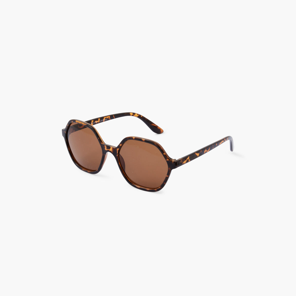 Lunettes de soleil octogonales écaille - cat. UV3