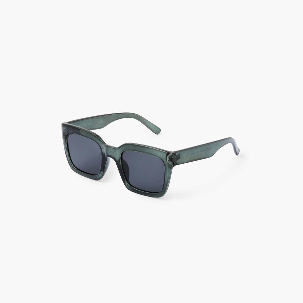 Lunettes de soleil carrée vertes - cat. UV3