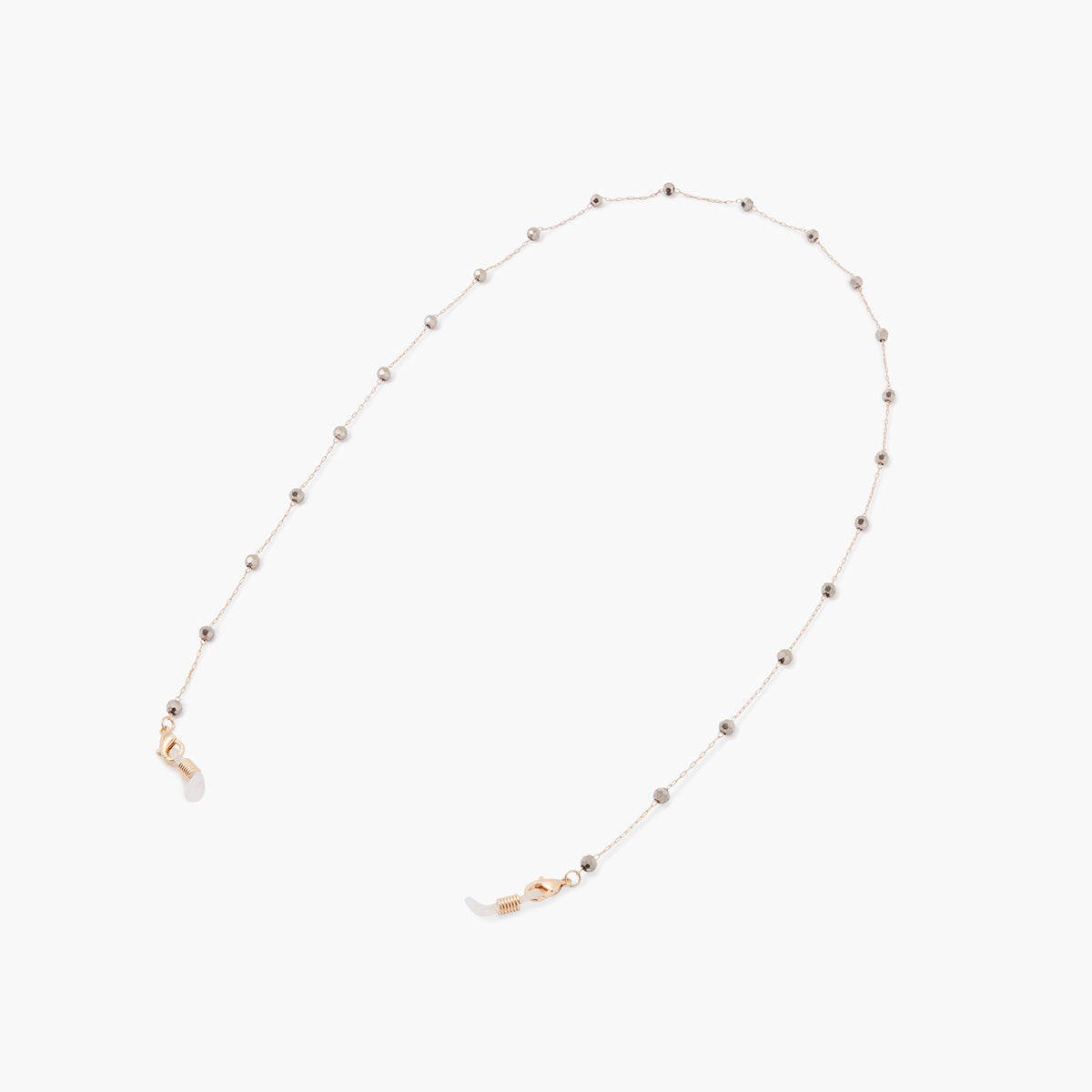 Chaine de lunettes pierres facettées