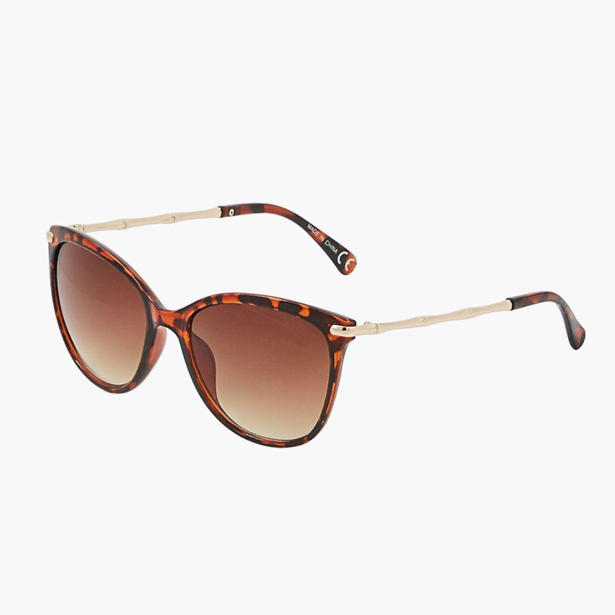 Lunettes de soleil écaille forme carrée