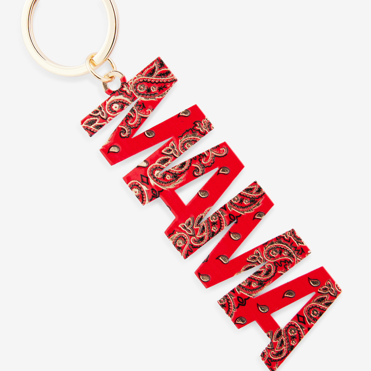 Porte-clés Mama imprimé bandana