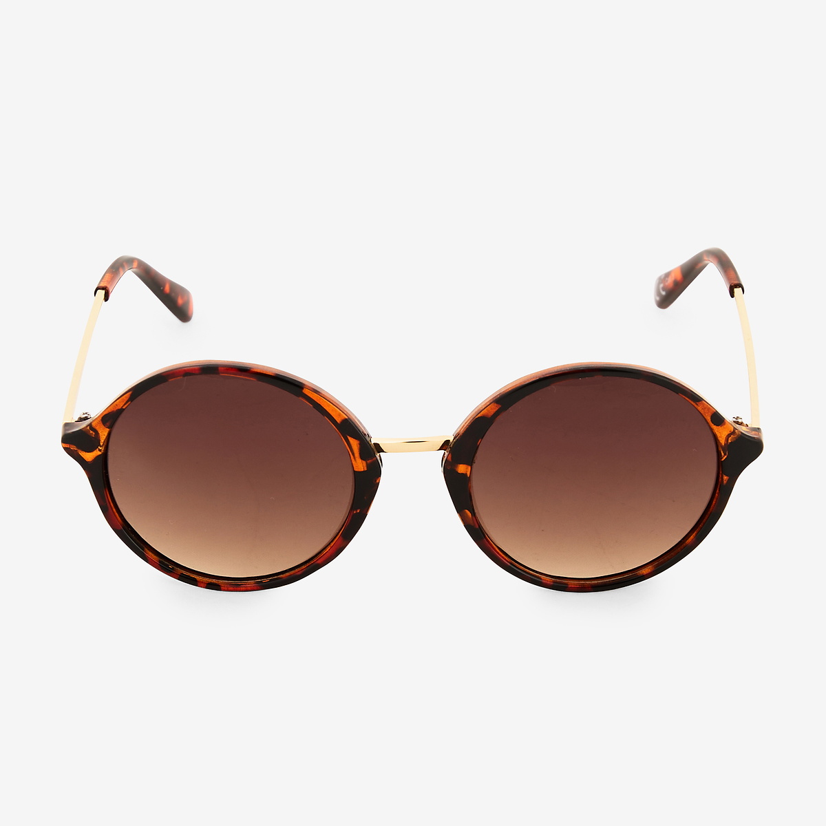 Lunettes de soleil écaille forme ronde