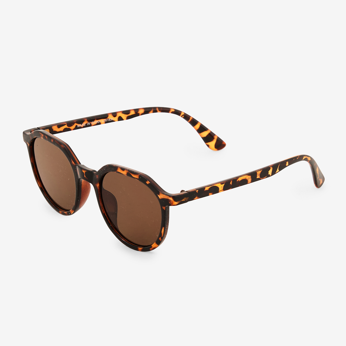 Lunettes de soleil écaille forme pantos