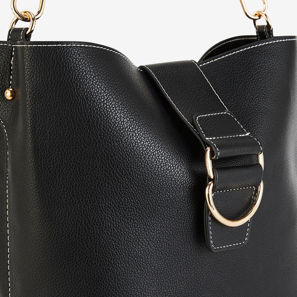 Sac hobo porté épaule noir