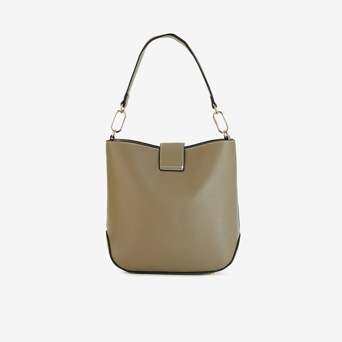 Sac hobo porté épaule kaki