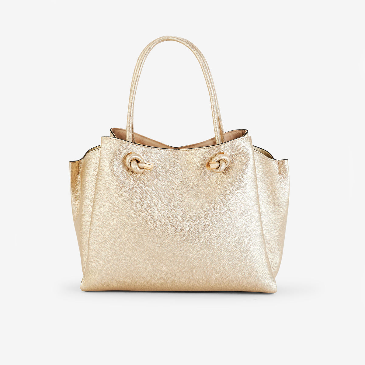 Sac porté épaule doré