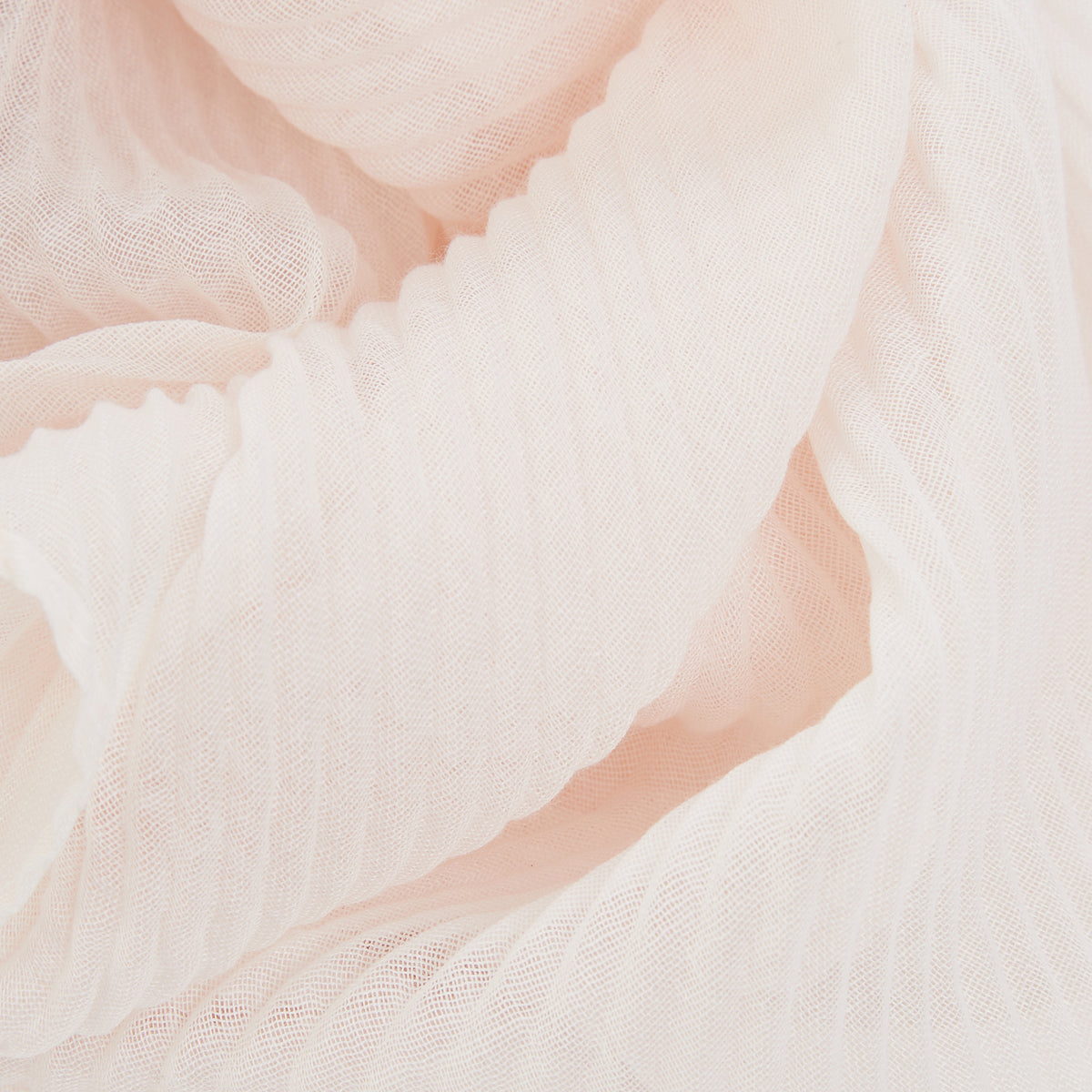 Foulard uni nude effet plissé