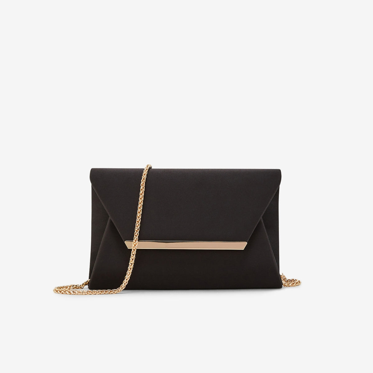 Pochette de soirée unie noir