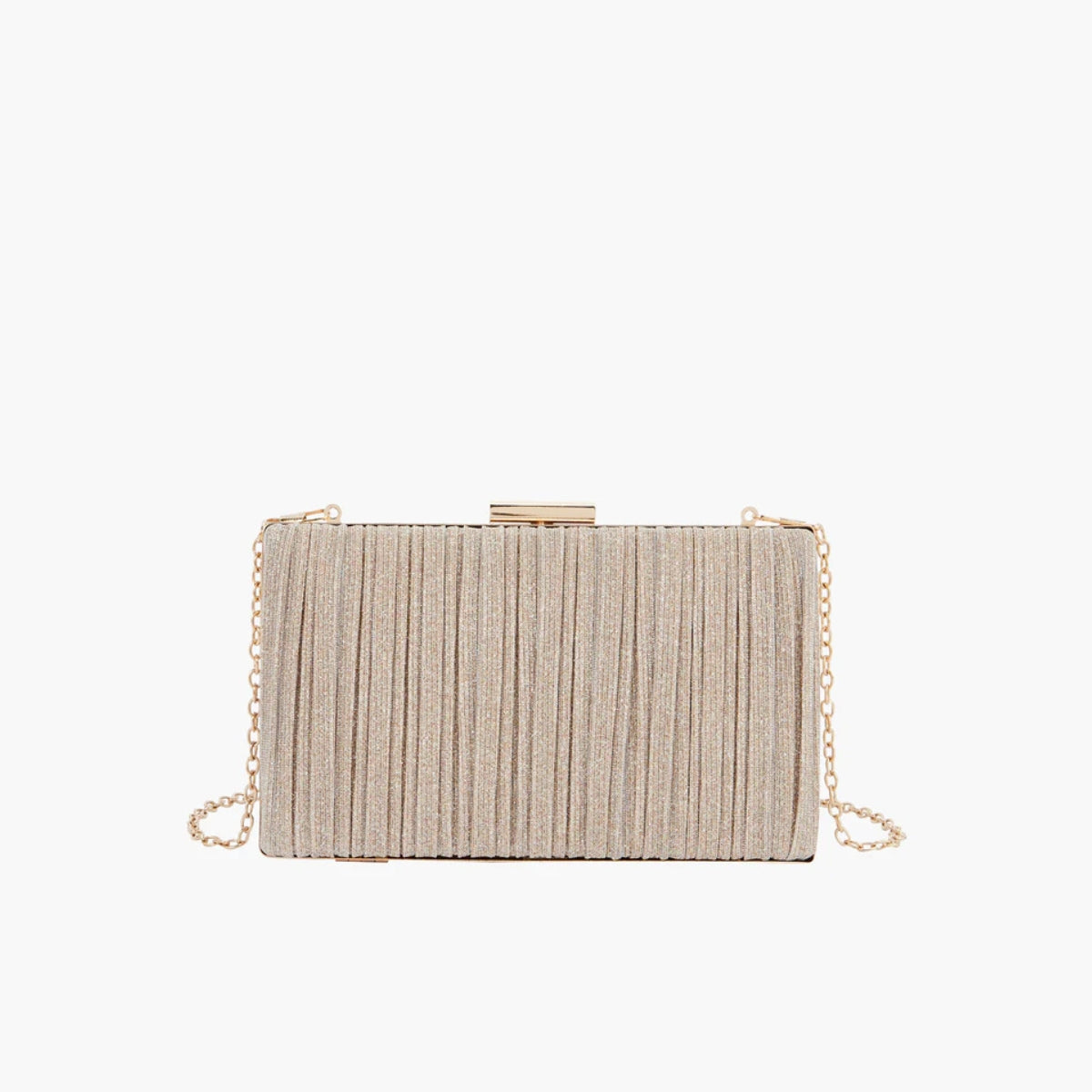 Minaudière en tissu drapé