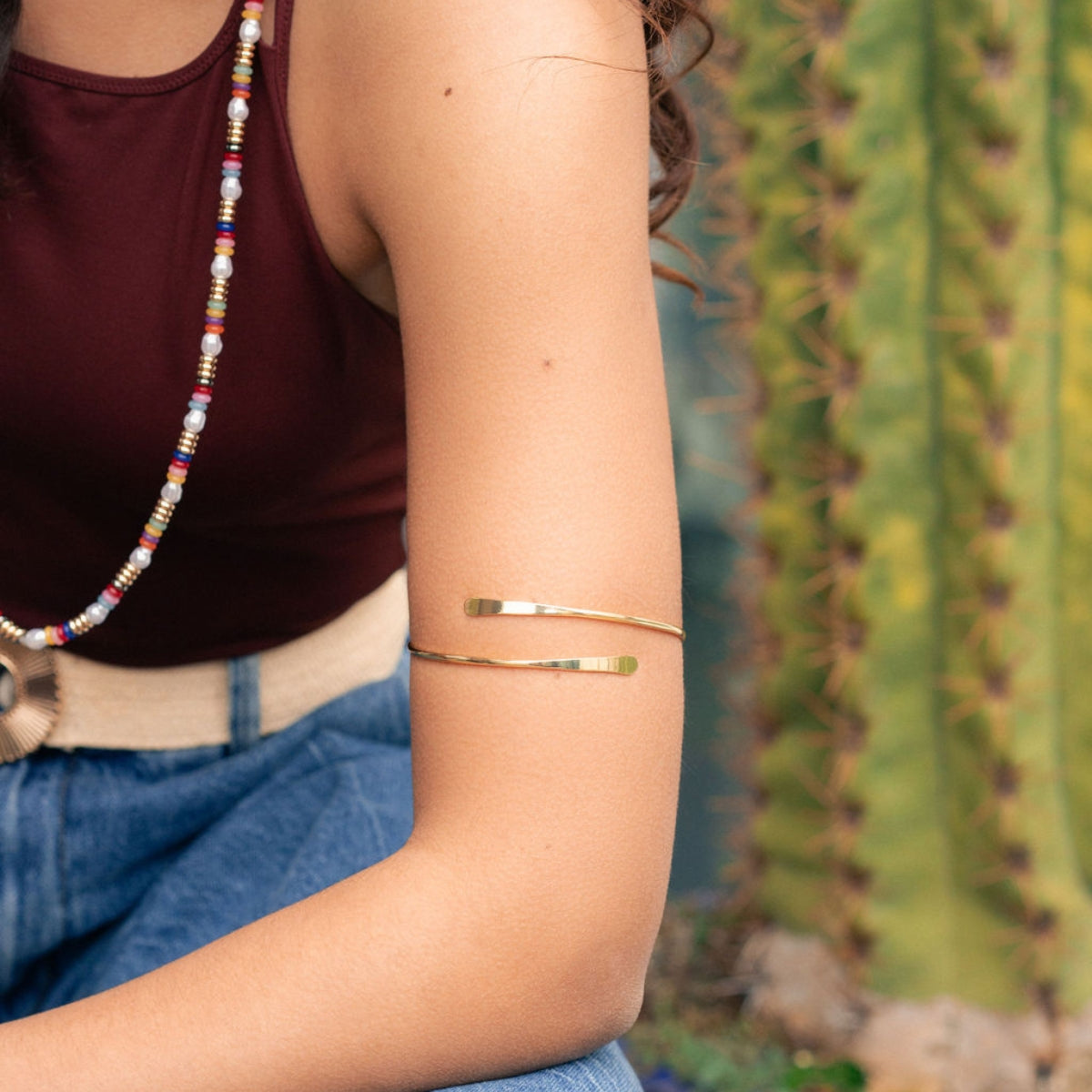 Bracelet de bras en métal