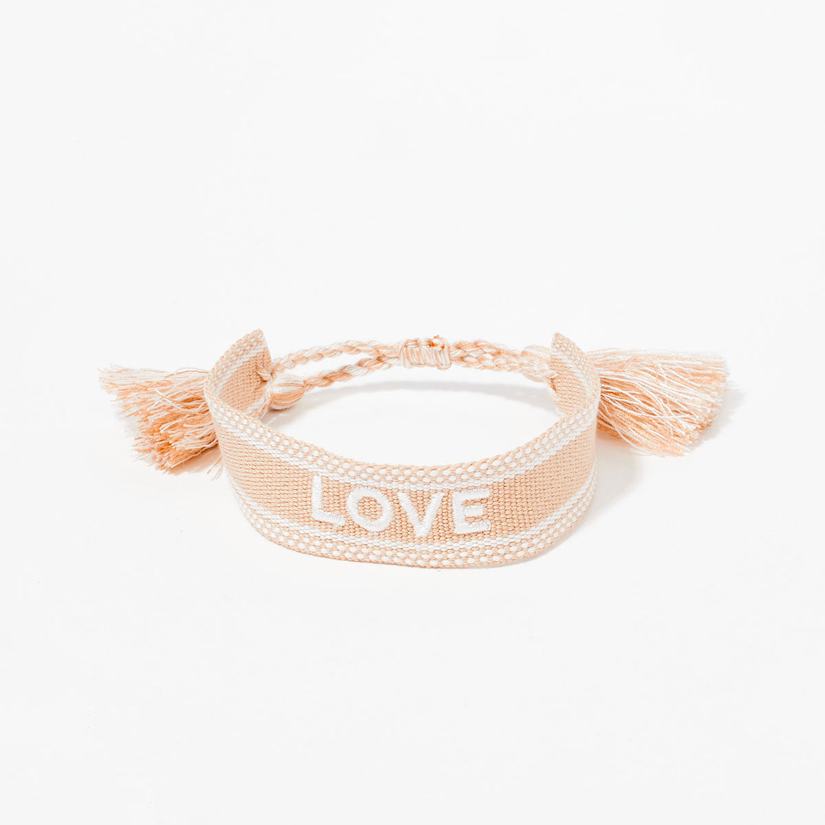 Set de 2 bracelets tissés Love