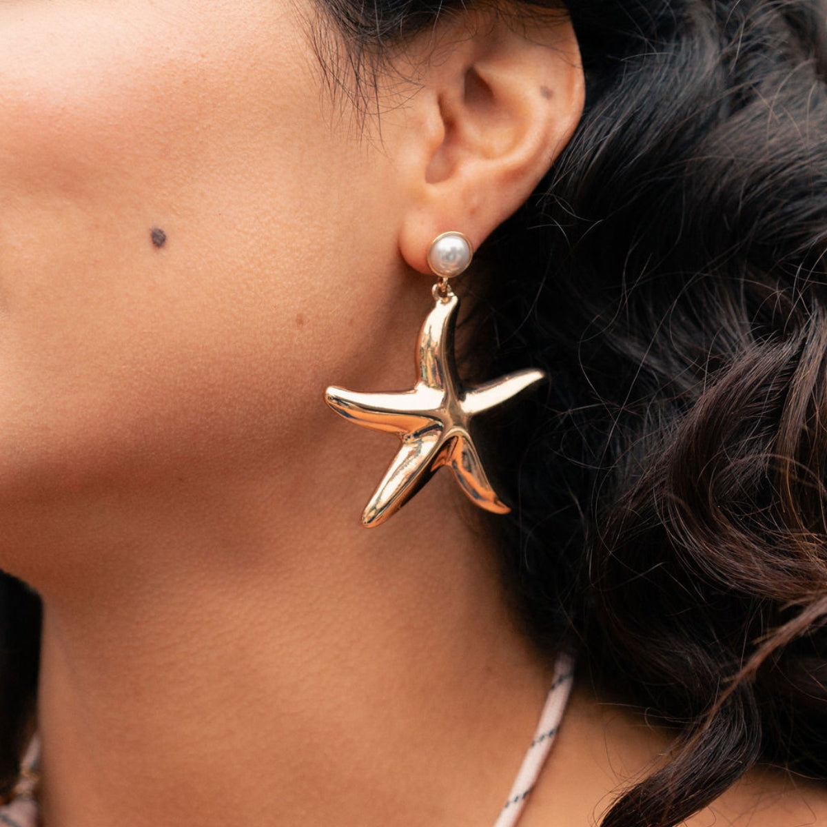 Boucles d'oreilles étoile de mer