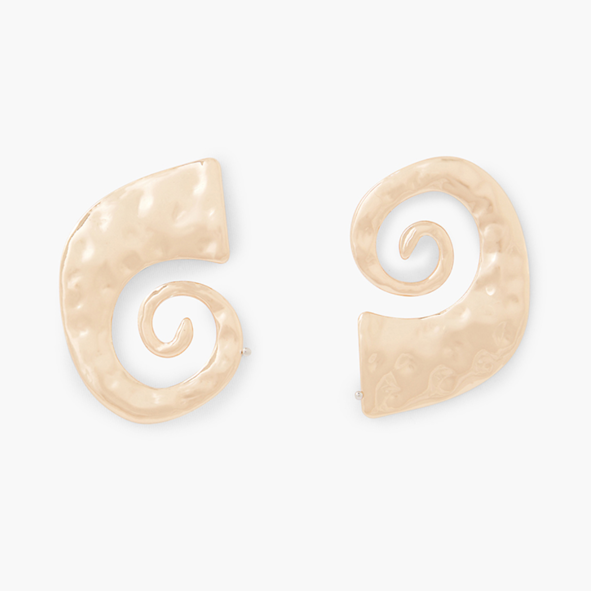 Grandes boucles d'oreilles tourbillon