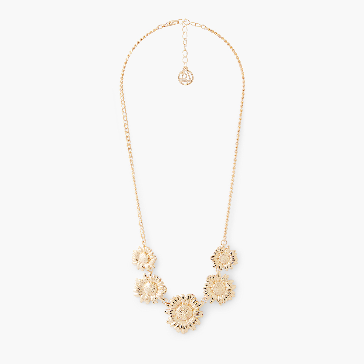 Collier plastron fleur