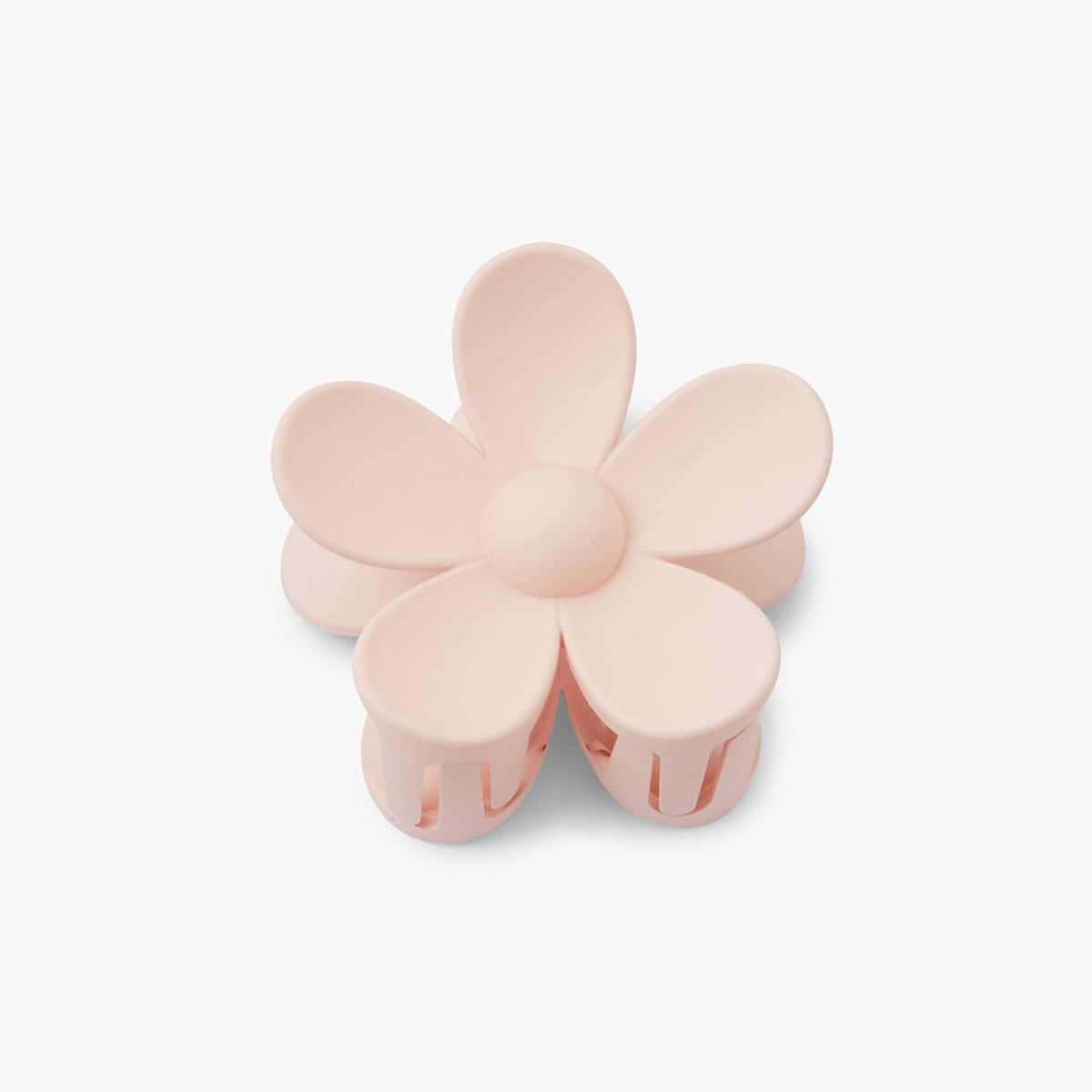 Pince à cheveux fleur rose