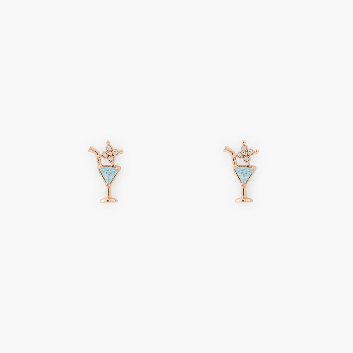 Puces d'oreilles cocktail avec zircon