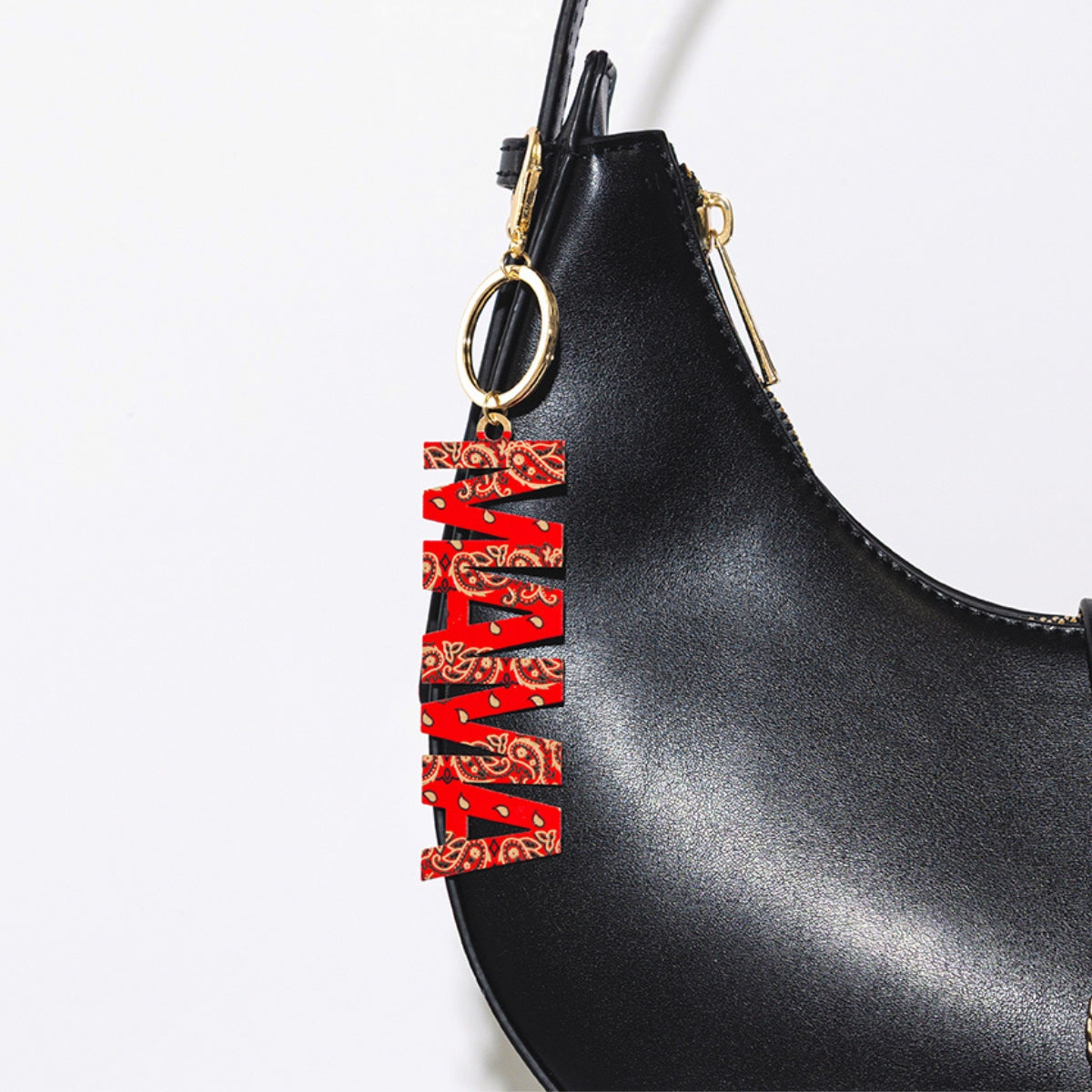 Porte-clés Mama imprimé bandana