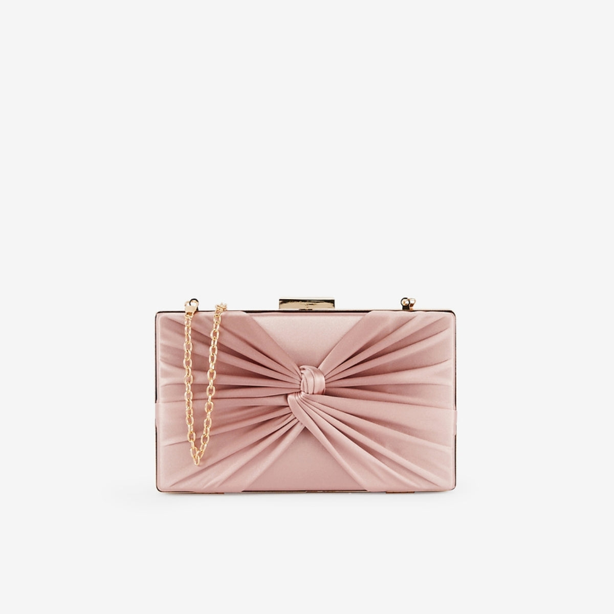 Minaudière de cérémonie à nœud rose