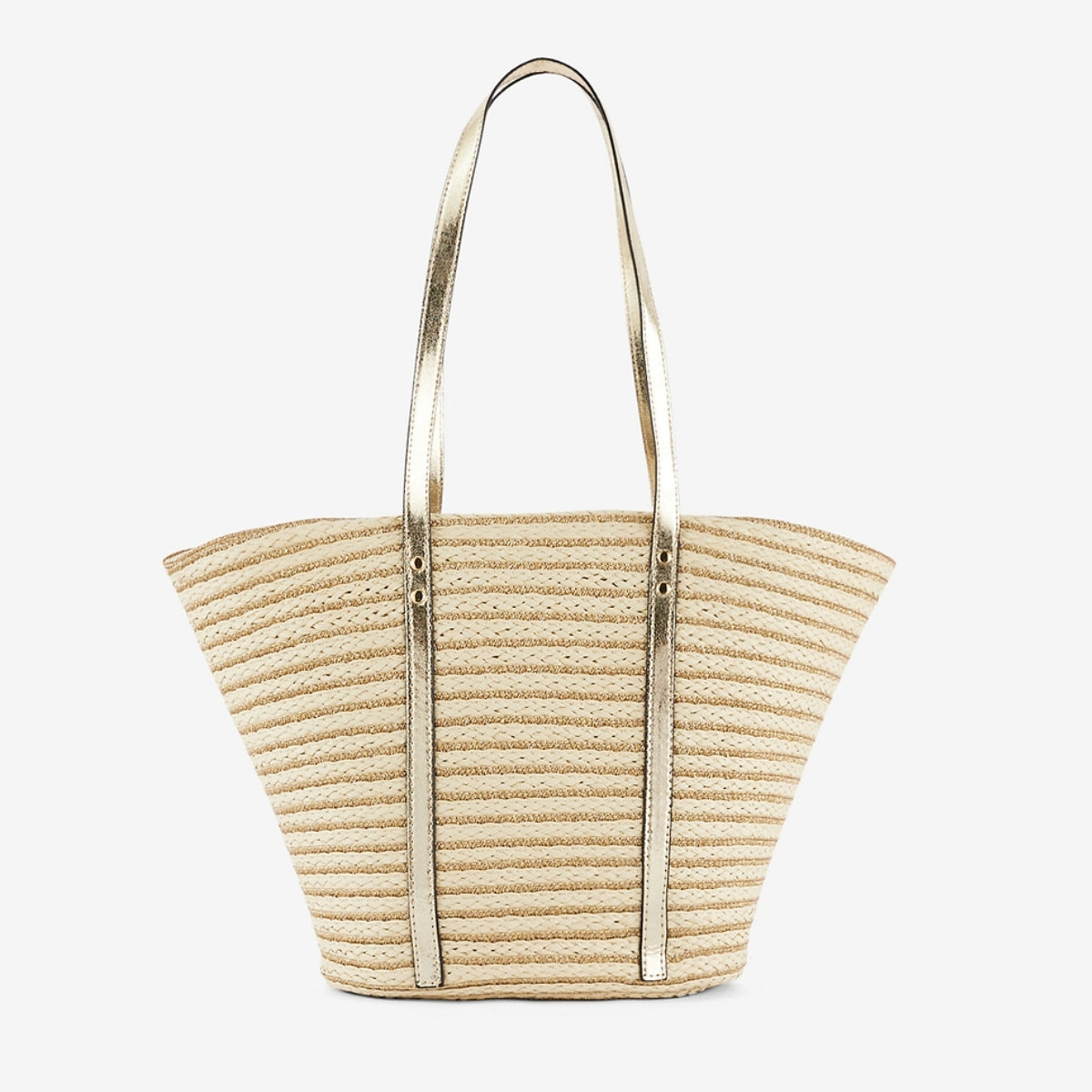 Panier en lurex doré