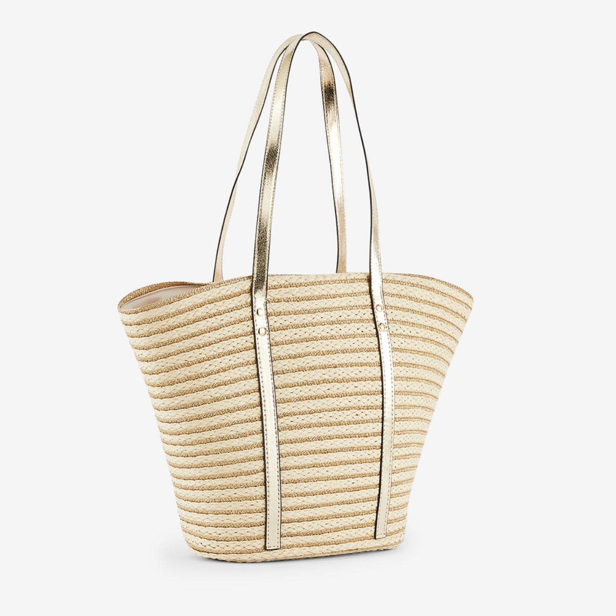Panier en lurex doré