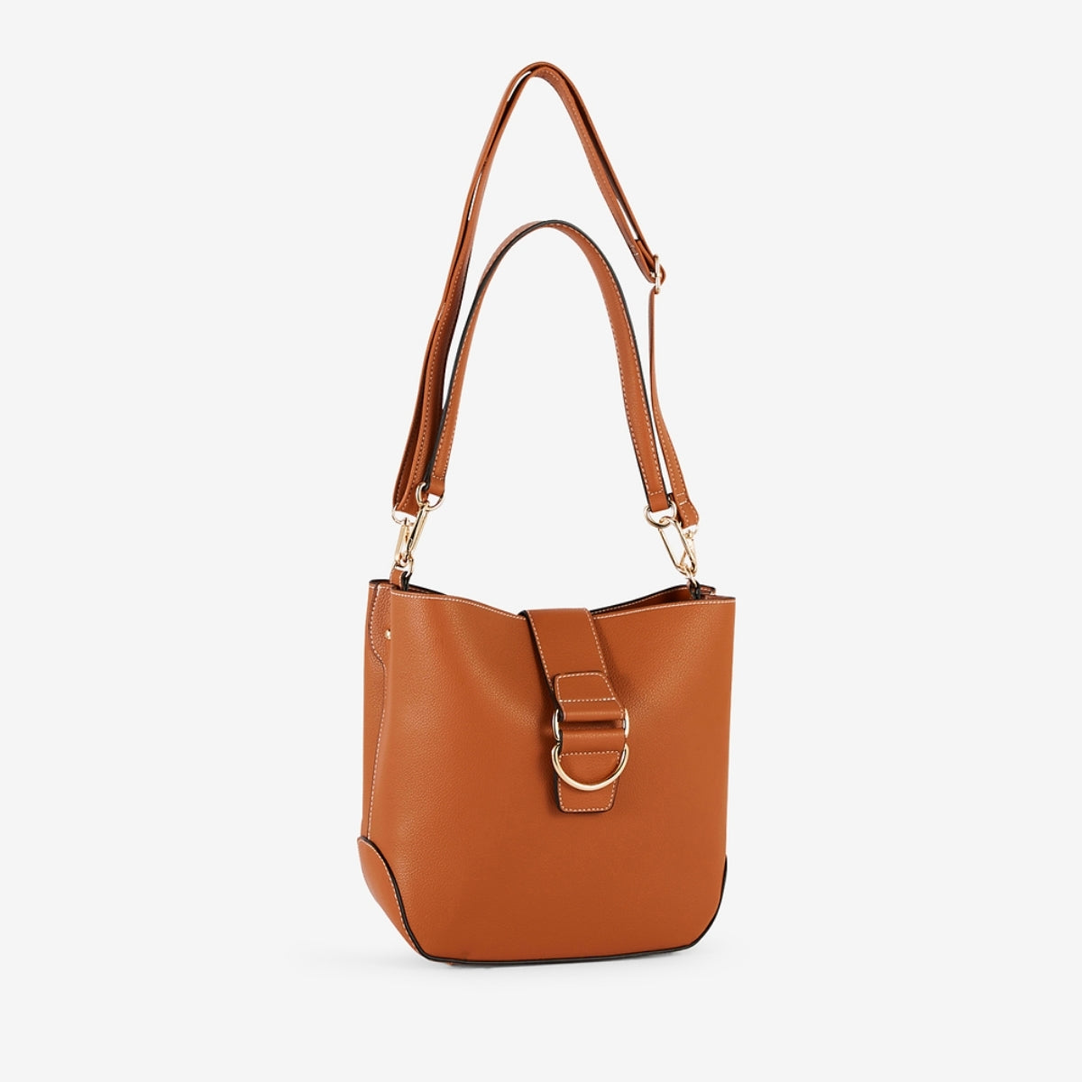 Sac hobo porté épaule camel