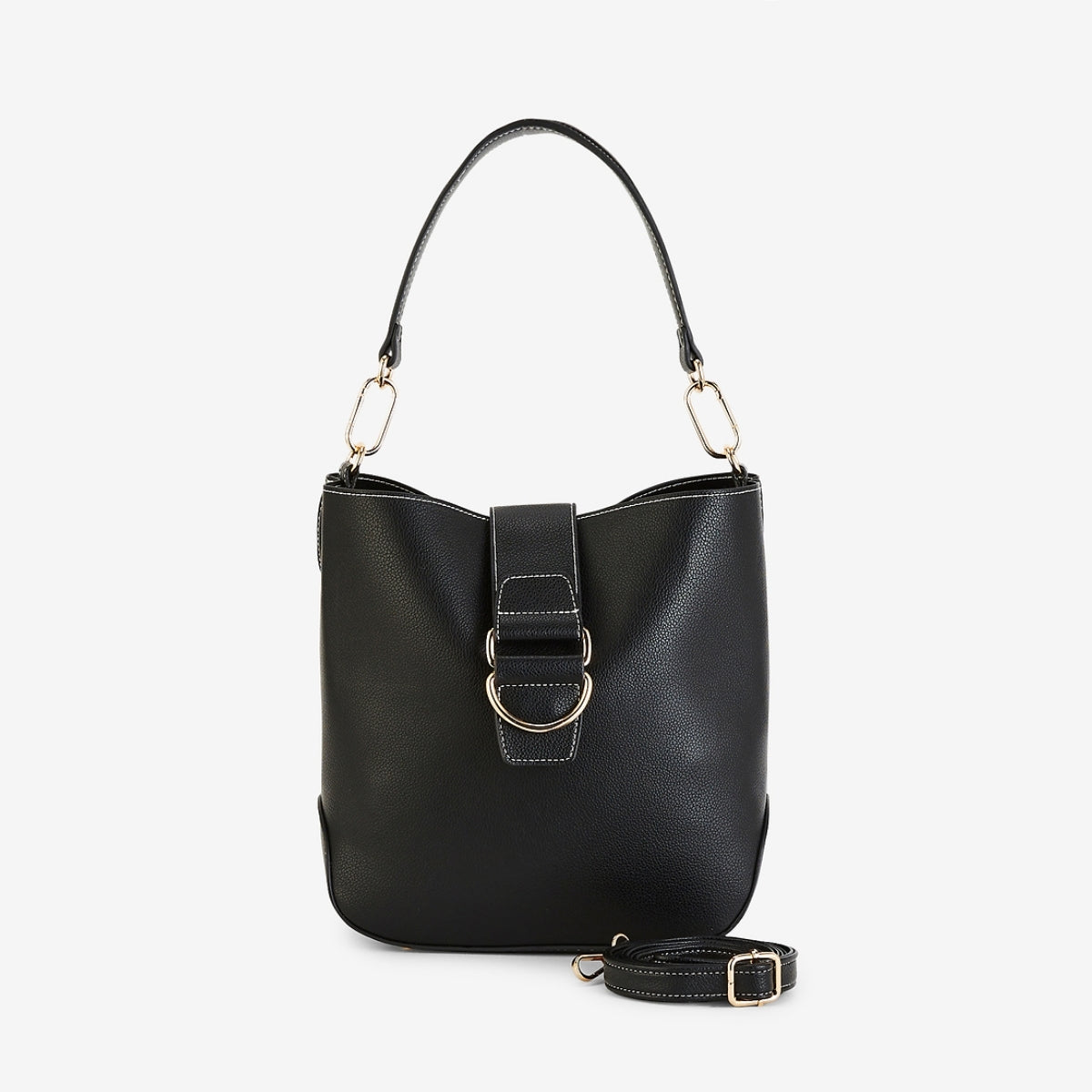 Sac hobo porté épaule noir