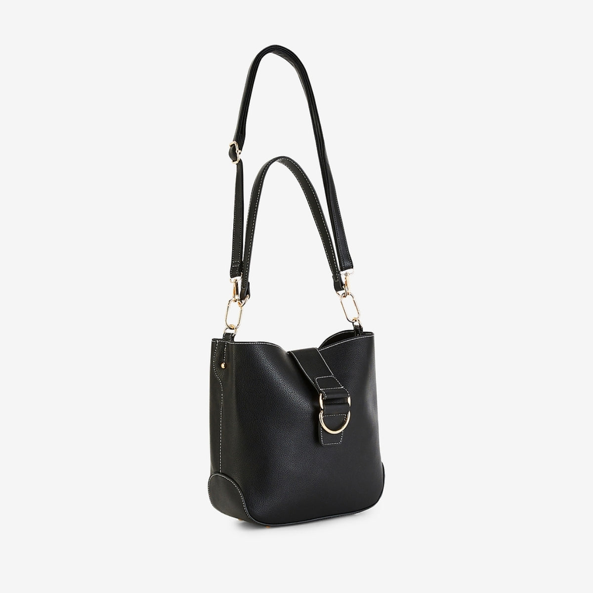 Sac hobo porté épaule noir