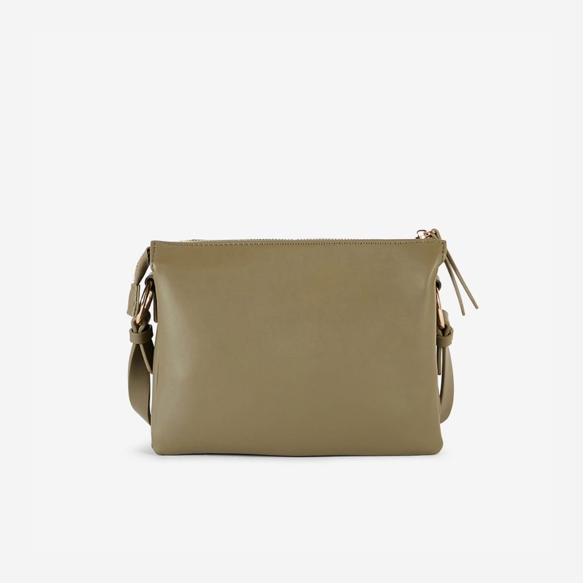 Sac patchwork kaki et doré