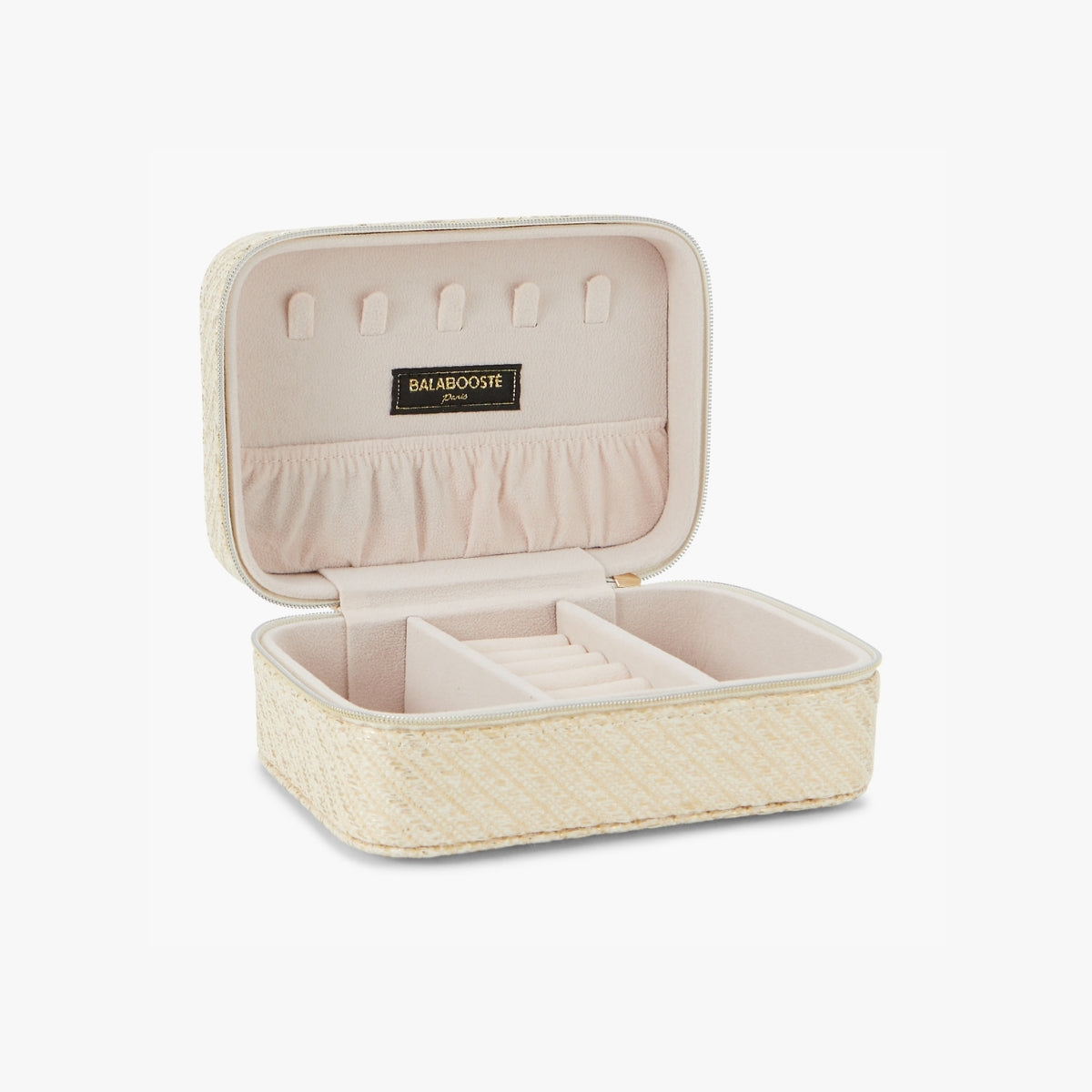 Boîte à bijoux rectangulaire dorée