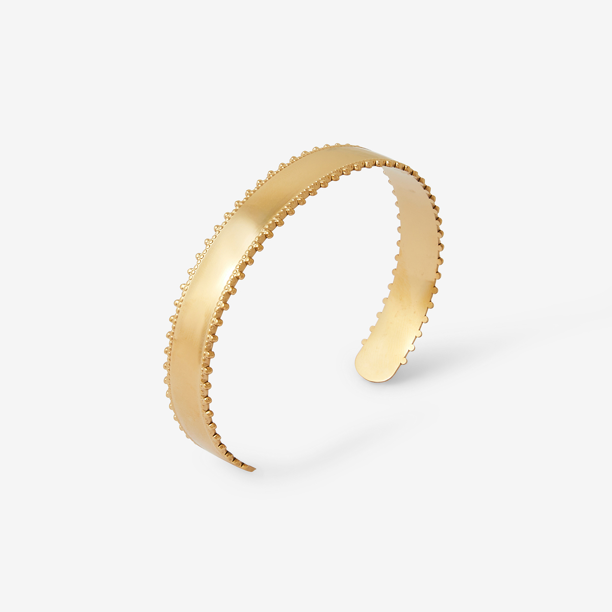 Manchette dorée acier inoxydable