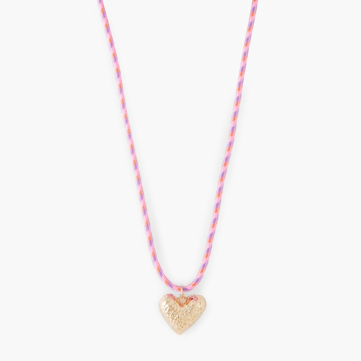 Collier cordon pendentif cœur