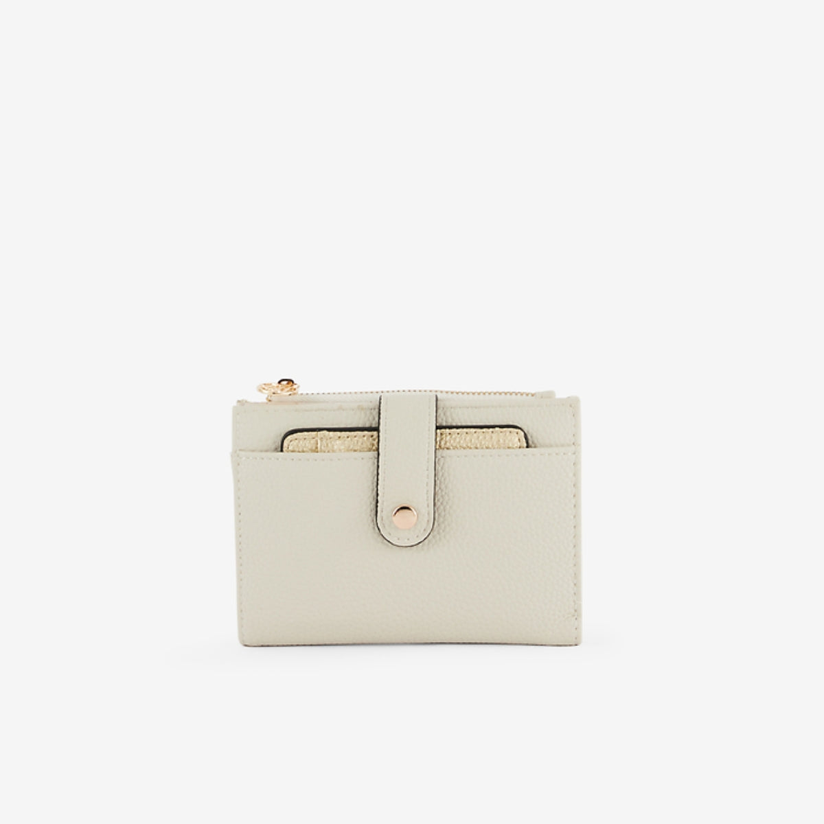 Porte carte écru