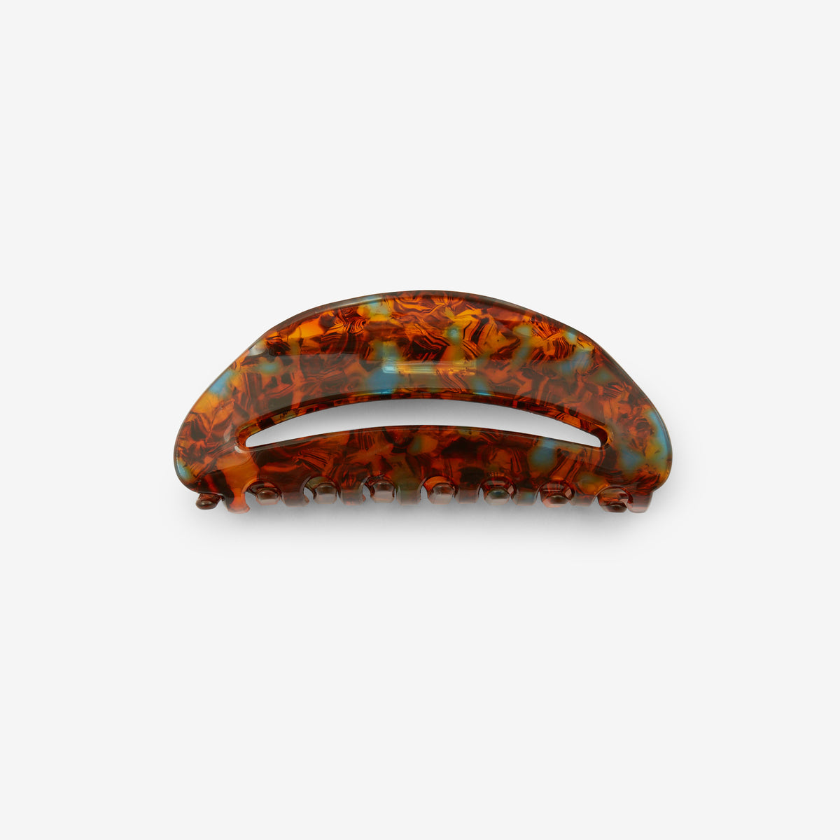 Pinces à cheveux arrondies motif écailles