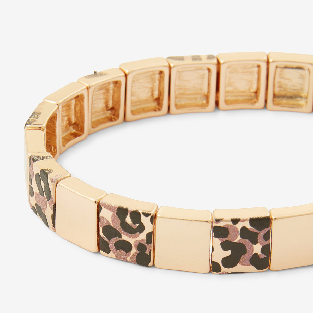 Bracelet Balagane à imprimé léopard