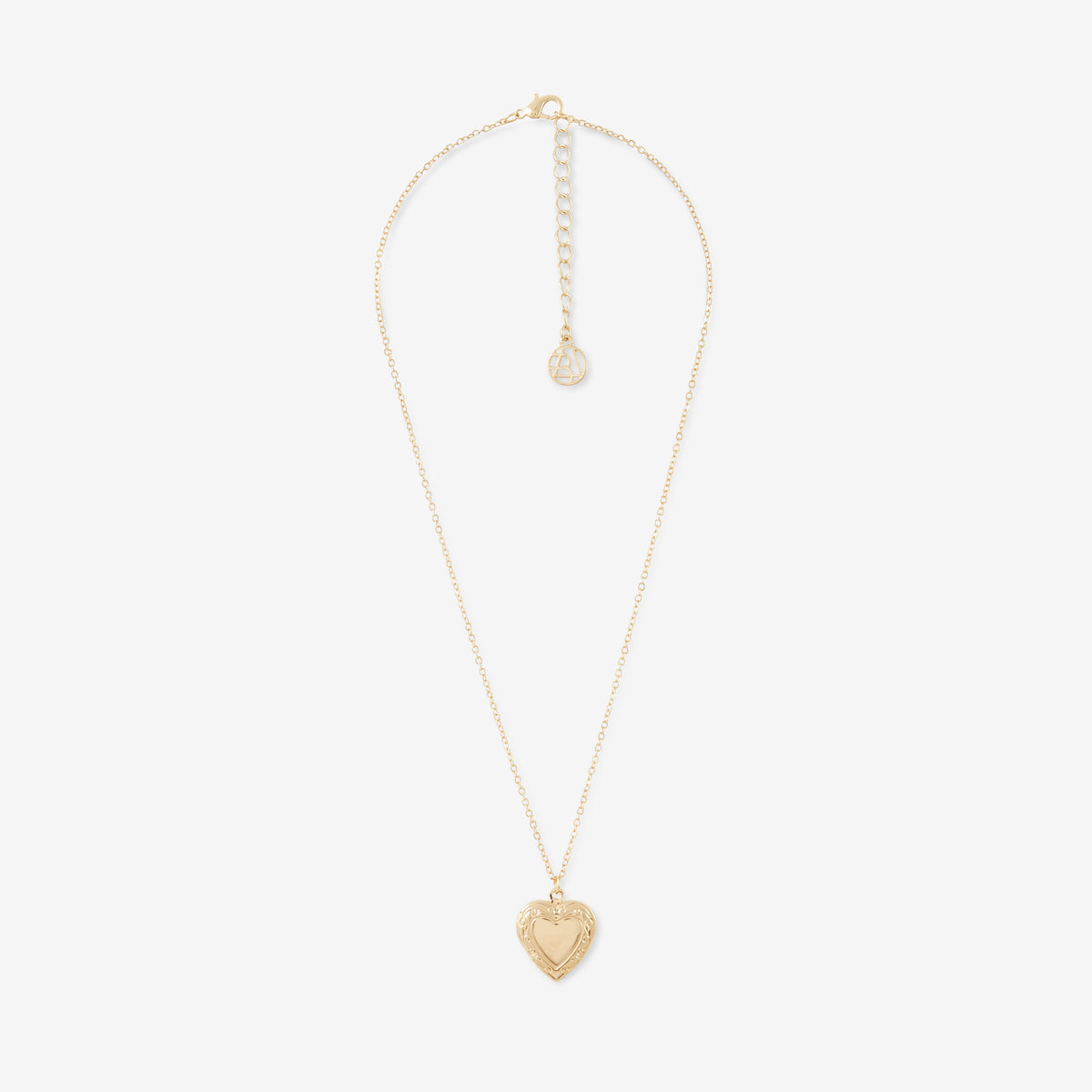 Collier pendentif cœur doré