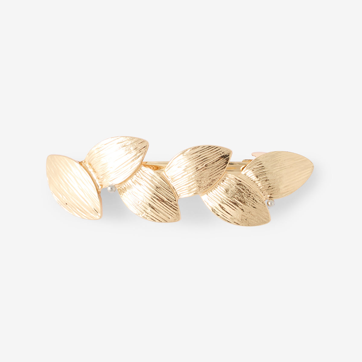 Barrette épi dorée