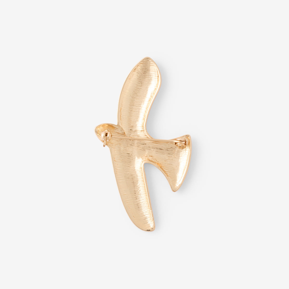 Broche oiseau doré