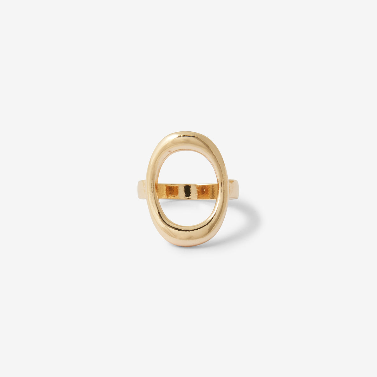 Bague cercle ovale
