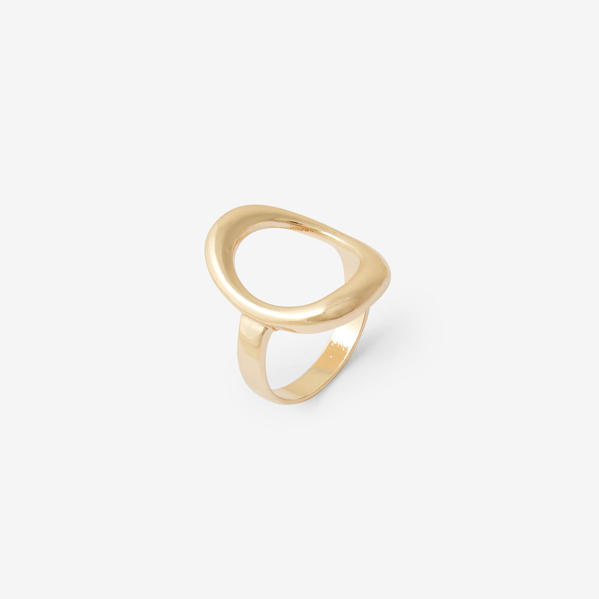 Bague cercle ovale
