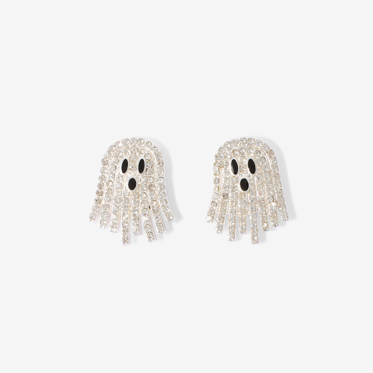 Boucles d'oreilles Halloween fantômes à strass