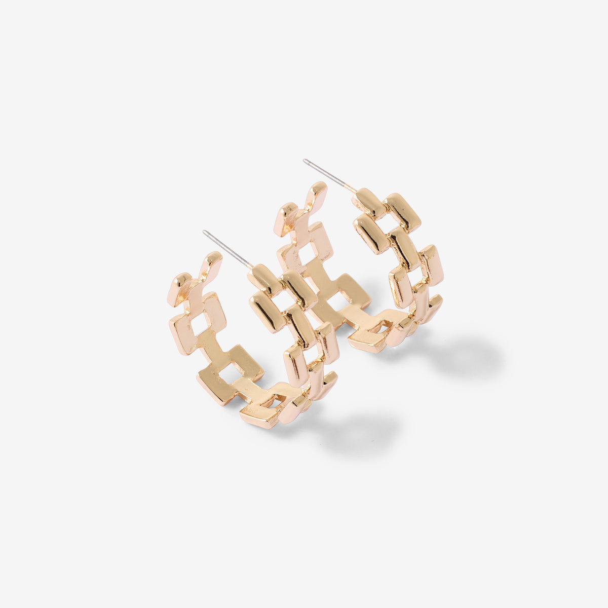 Créoles maillons dorées