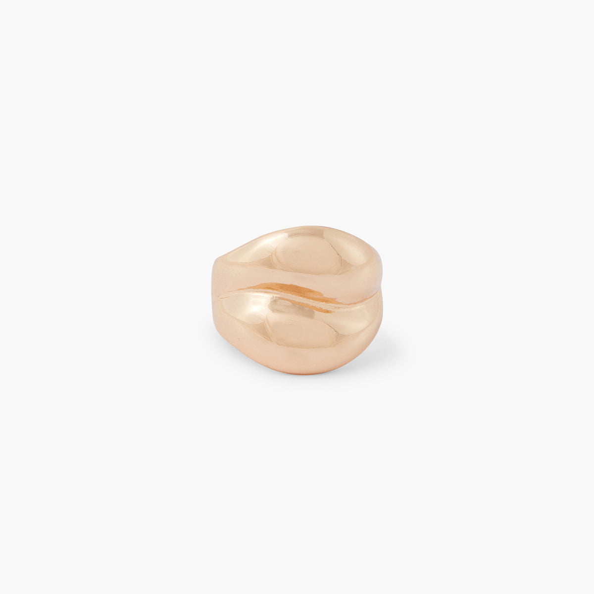Grosse bague dorée