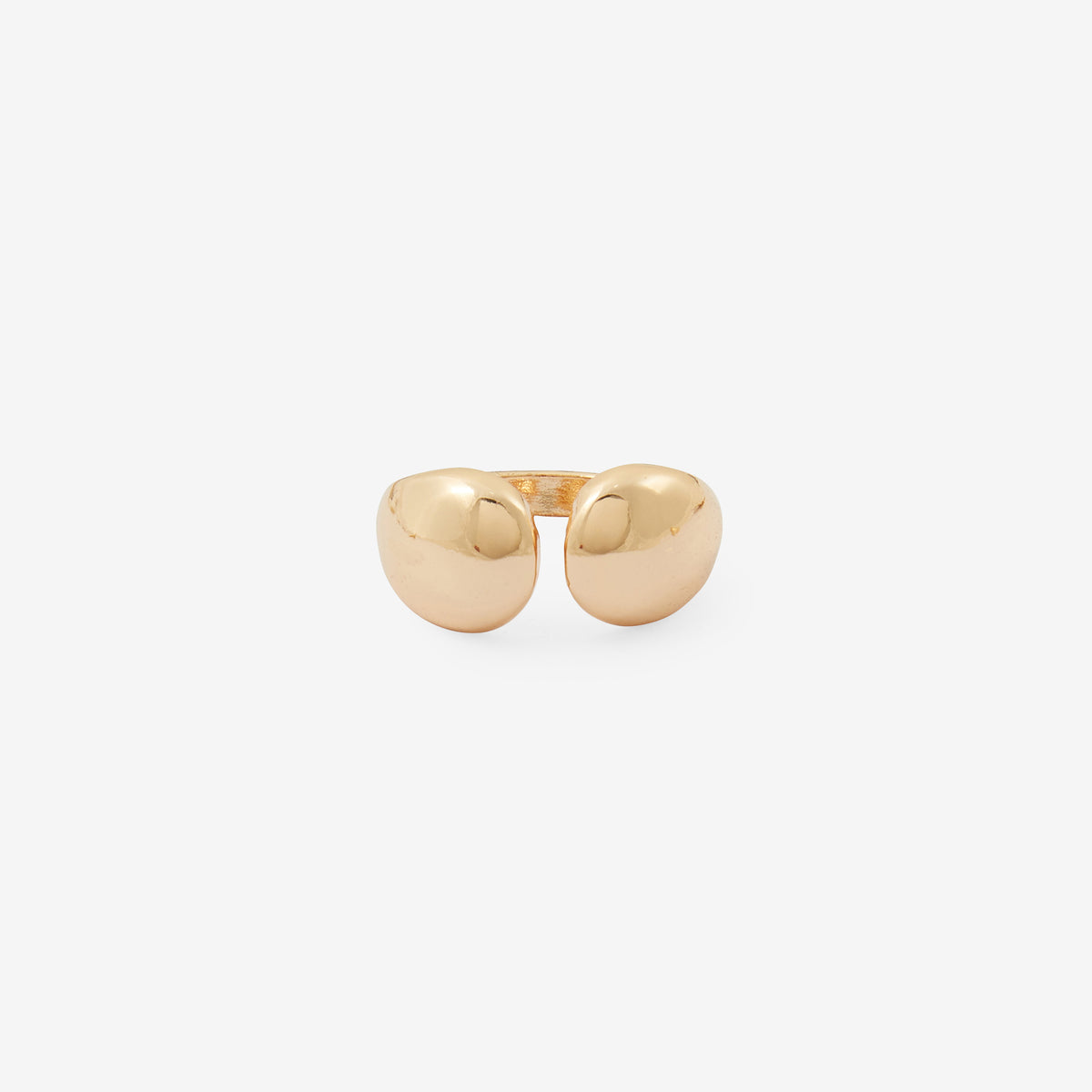 Bague ouverte dorée