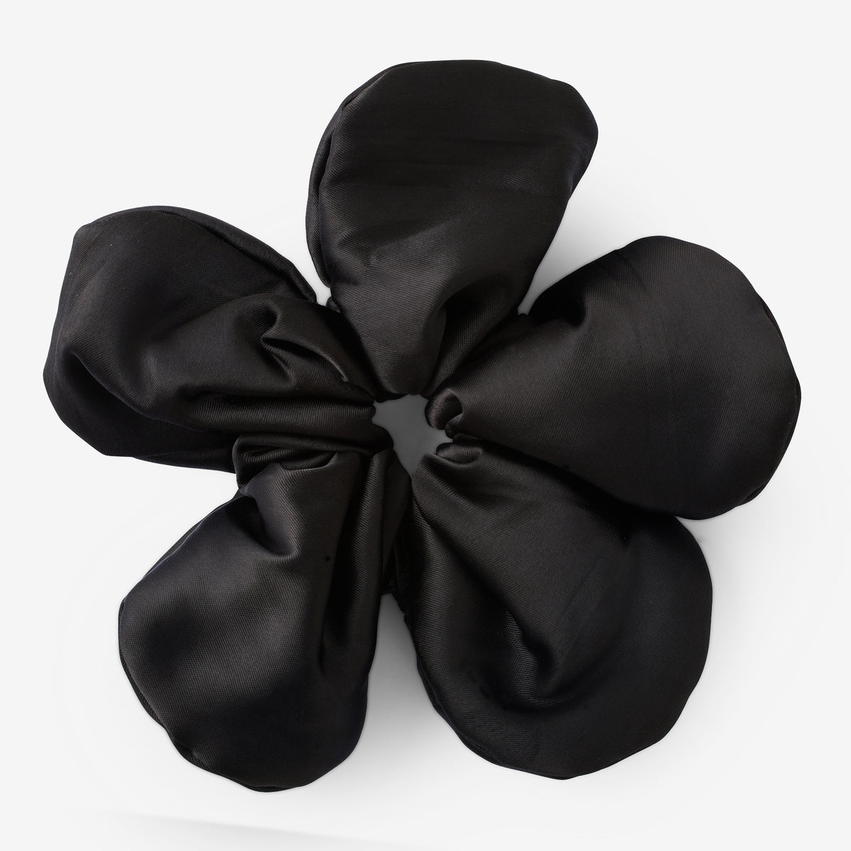 Chouchou XXL fleur noir