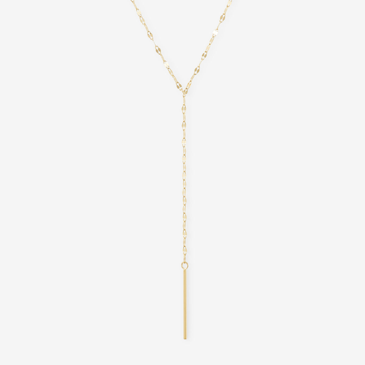 Sautoir Y chaine fine acier inoxydable