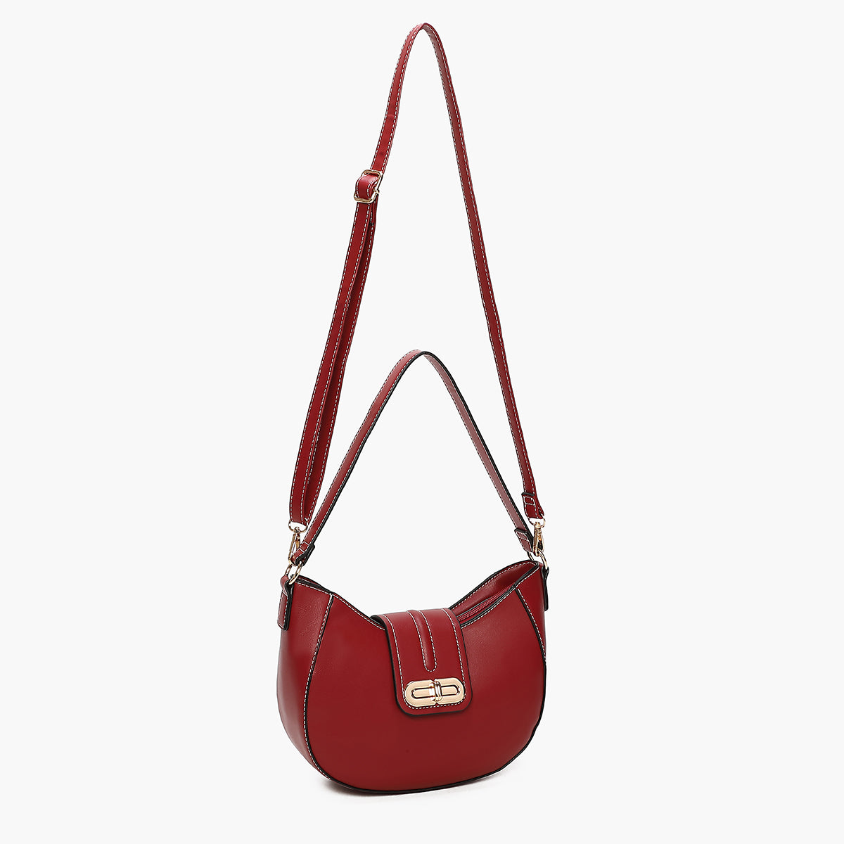 Sac porté épaule rouge