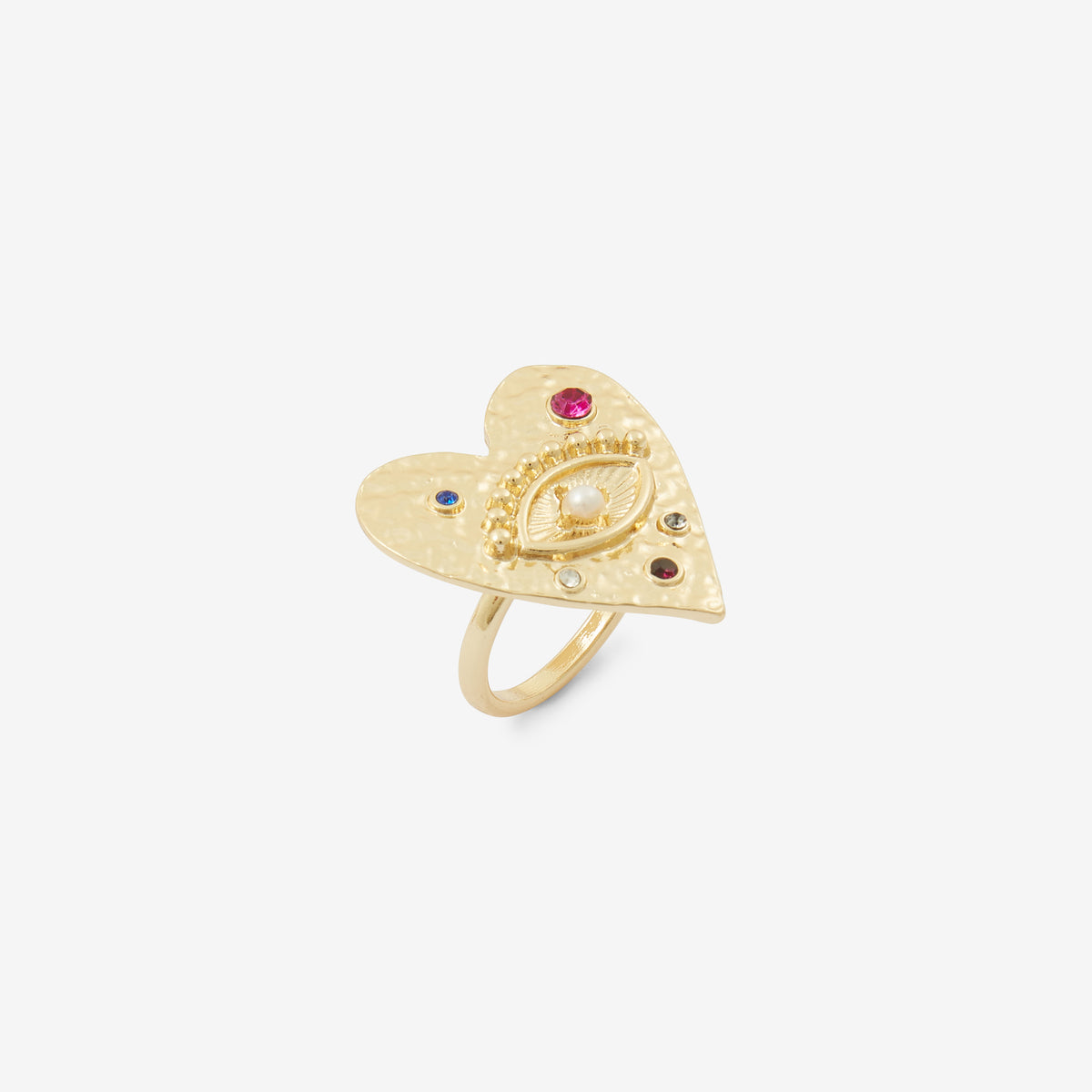 Grosse bague cœur