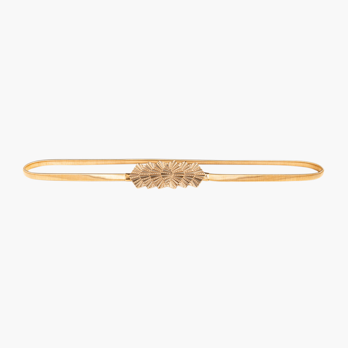 Ceinture élastique avec boucle en métal