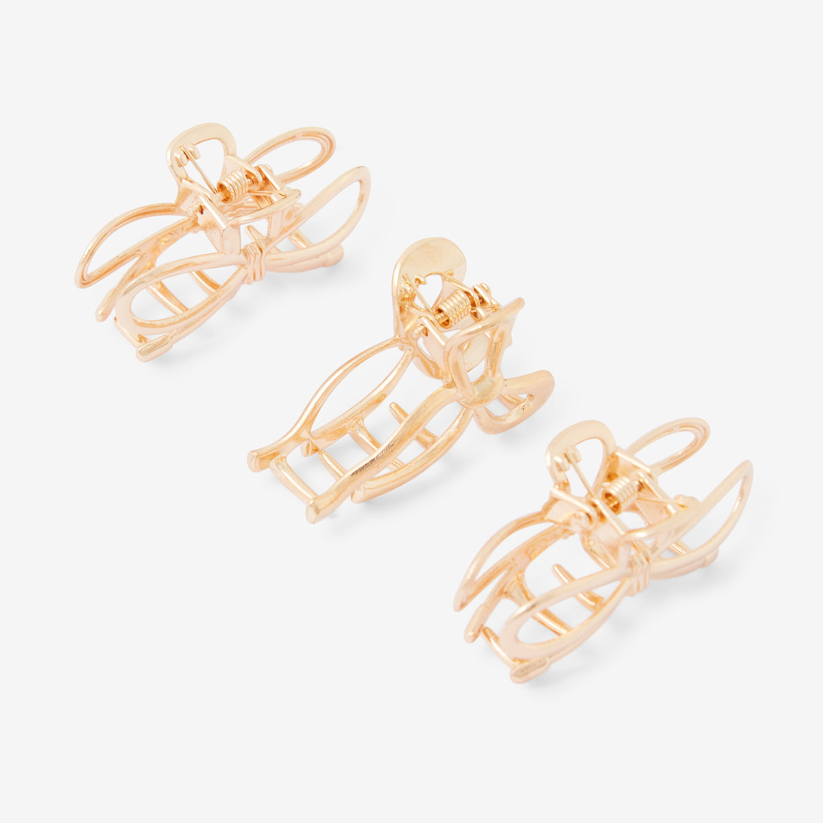 Set de 3 petites pinces noeud