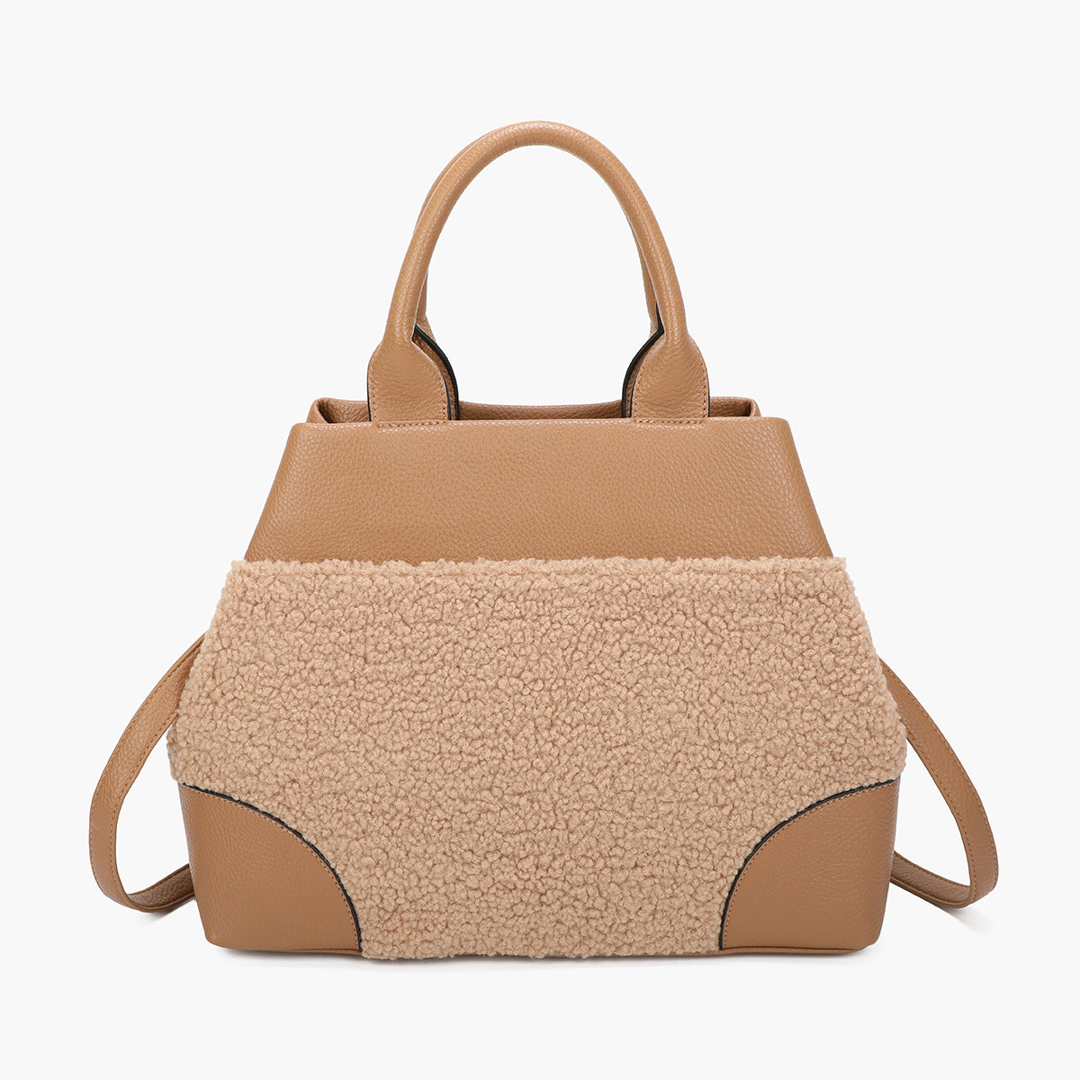 Sac porté main effet mouton